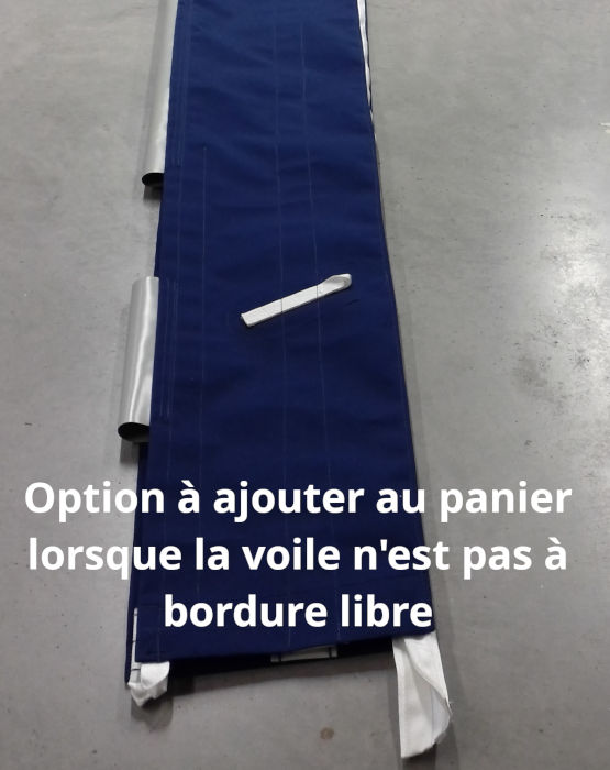 option pour voile ralinguée pour lazybag